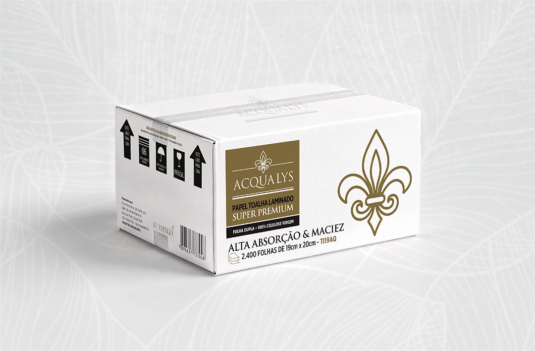 Acqualys F. Dupla Laminada - 19cm x 20cm - 2.400 folhas